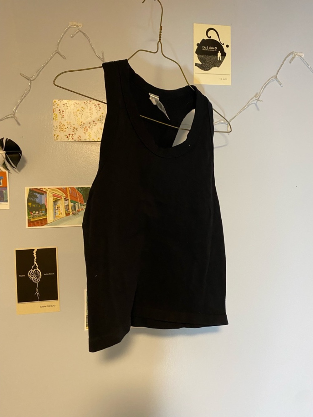 Reflex Black Ribbed Sleeveless Tank